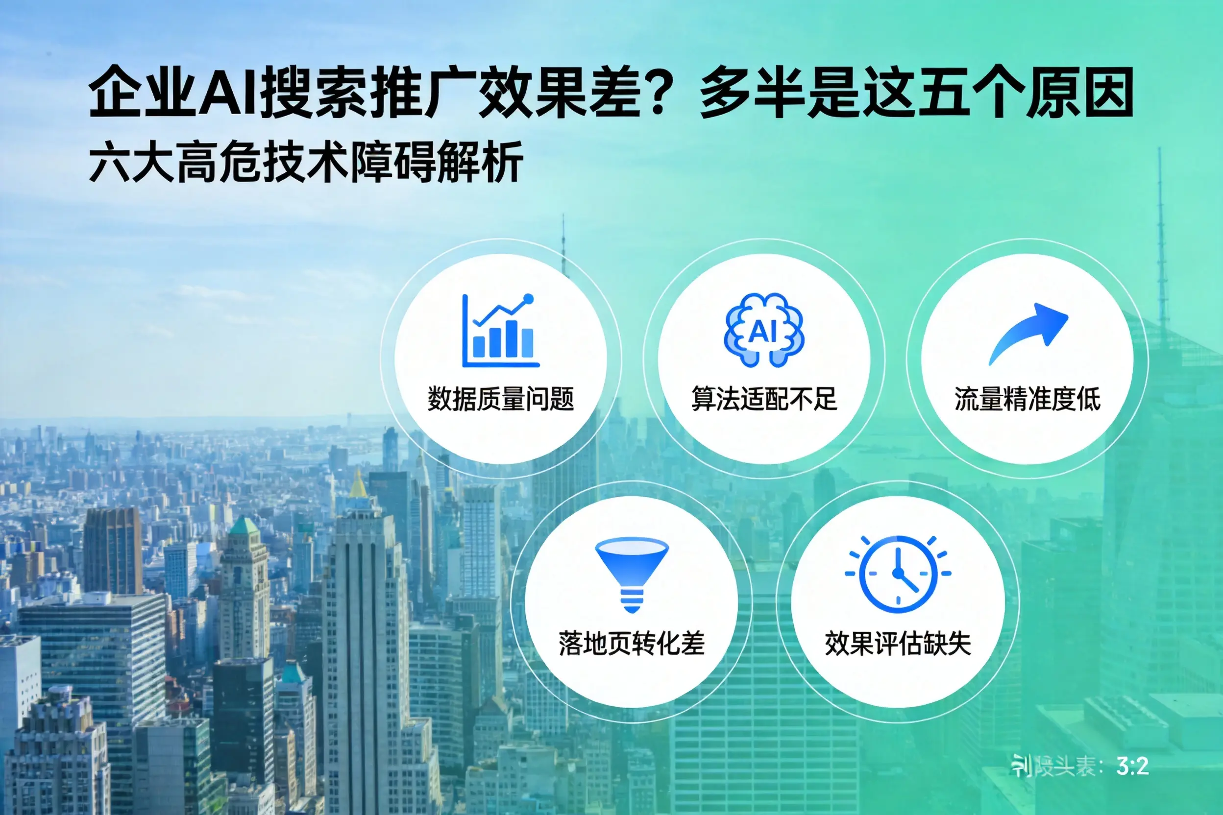 城子河企业AI搜索推广效果差？多半是这五个原因